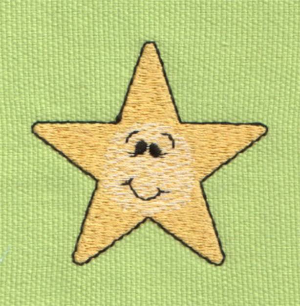 Picture of Cute Little Star Machine Embroidery Design