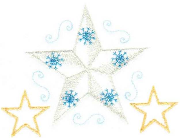 Picture of Snowflake 4 Machine Embroidery Design