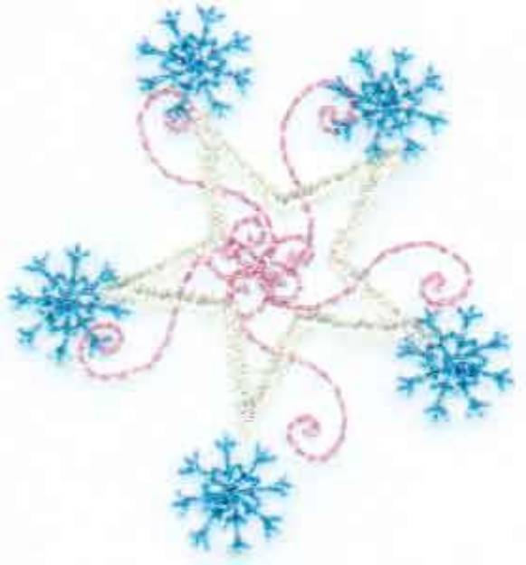 Picture of Snowflake 8 Machine Embroidery Design