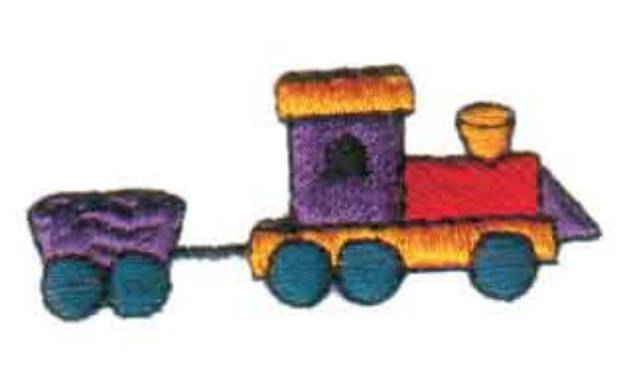 Picture of Little Toy Train Machine Embroidery Design