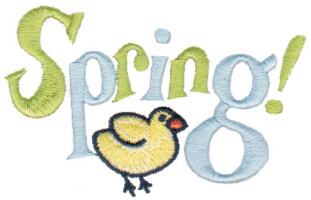 Picture of Spring! Chicken Machine Embroidery Design