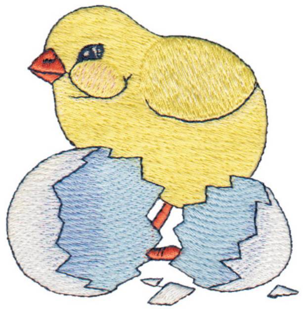 Picture of Hatched Chick Machine Embroidery Design