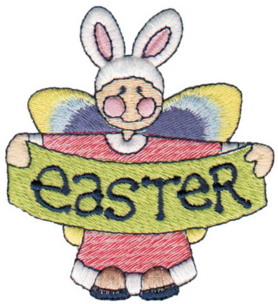 Picture of Angel of Easter Machine Embroidery Design