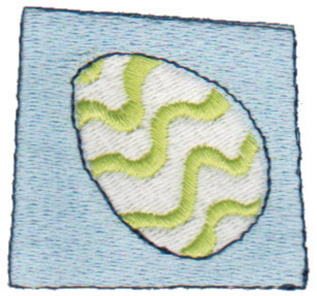 Picture of Egg Icon Machine Embroidery Design