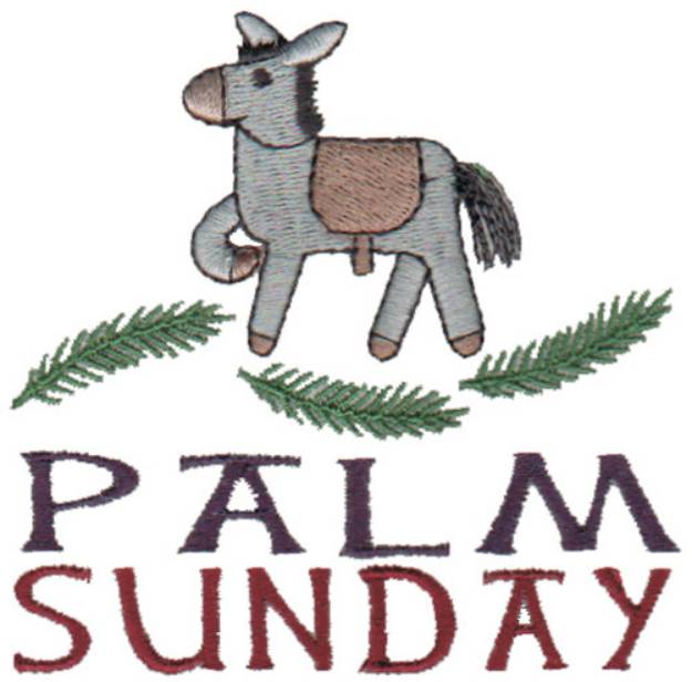 Picture of Palm Sunday Donkey Machine Embroidery Design