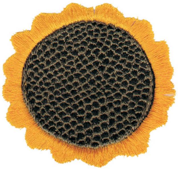 Picture of Sunflower Machine Embroidery Design