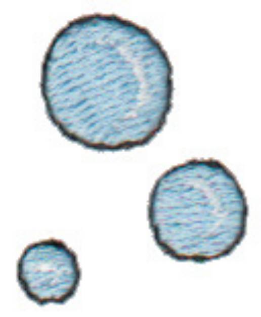 Picture of Bubbles 1 Machine Embroidery Design