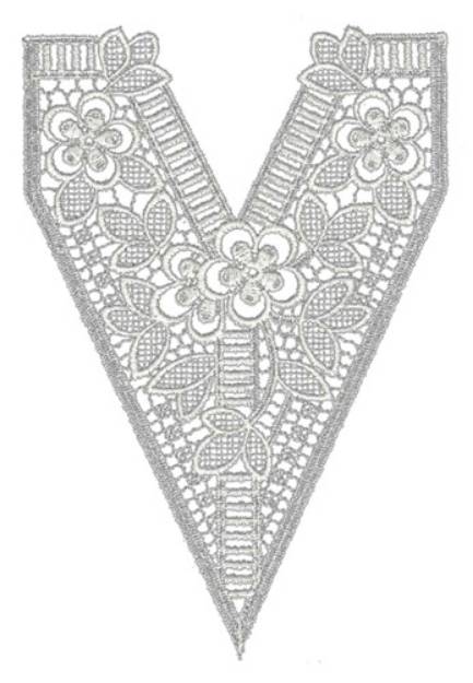 Picture of Lace Medium 1 Machine Embroidery Design