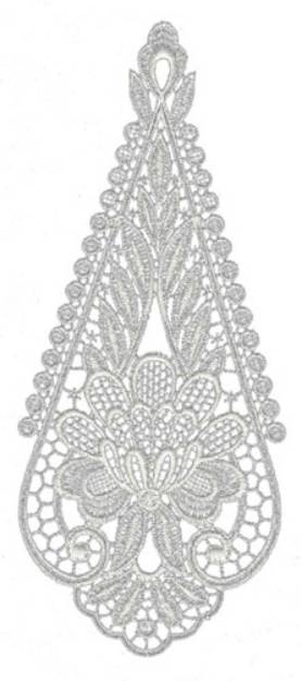 Picture of Lace Large 9 Machine Embroidery Design