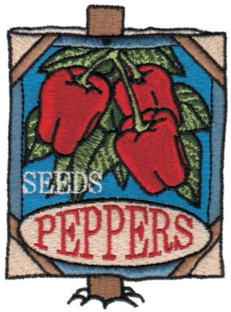 Picture of Pepper Seeds Machine Embroidery Design