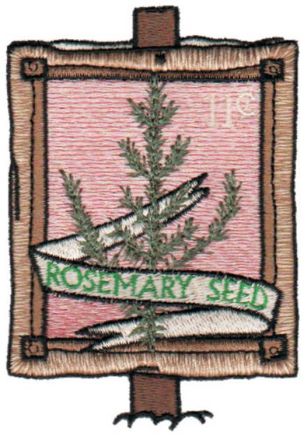 Picture of Rosemary Seeds Machine Embroidery Design