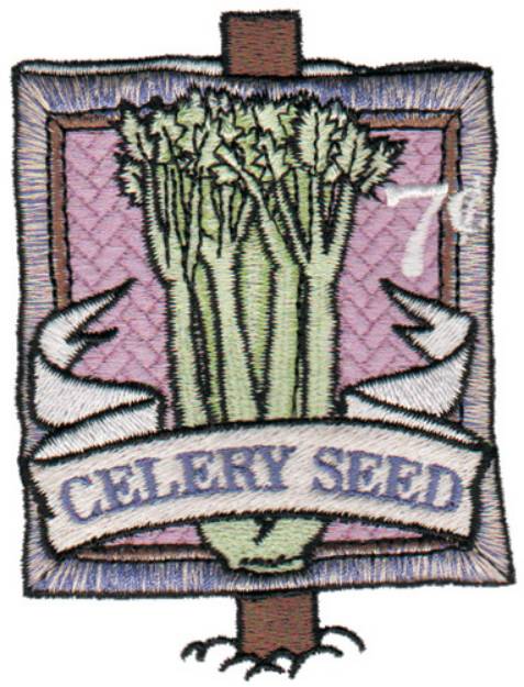 Picture of Celery Seed Machine Embroidery Design