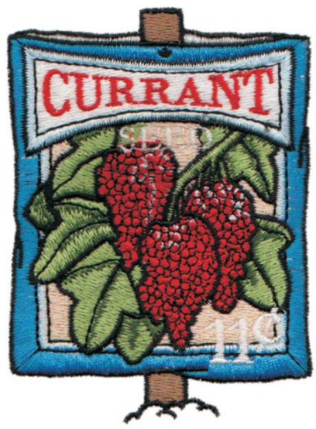 Picture of Currant Seeds Machine Embroidery Design