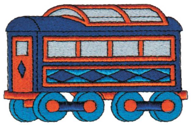 Picture of Passenger Car 1 Machine Embroidery Design