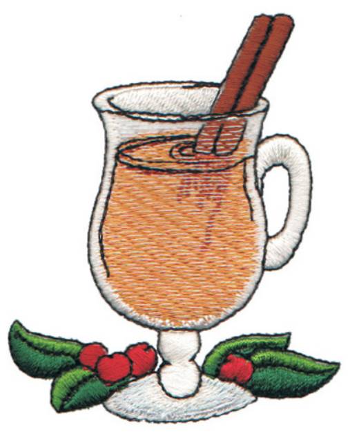 Picture of Cup Of Wassail Machine Embroidery Design