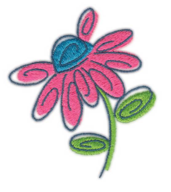Picture of Flower 5 Machine Embroidery Design