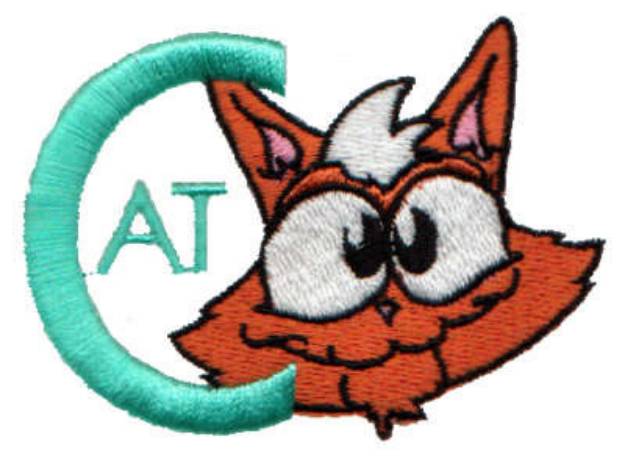 Picture of Kiddie Alphabet C Machine Embroidery Design