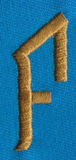 Picture of PM Left F Machine Embroidery Design