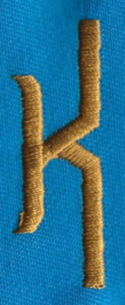 Picture of PM Left K Machine Embroidery Design