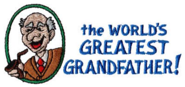 Picture of Worlds Greatest Grandfather Machine Embroidery Design