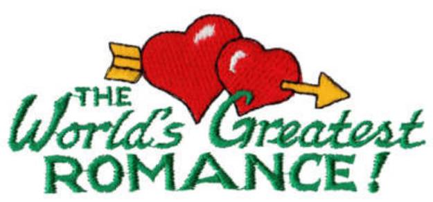 Picture of The Worlds Greatest Romance Machine Embroidery Design