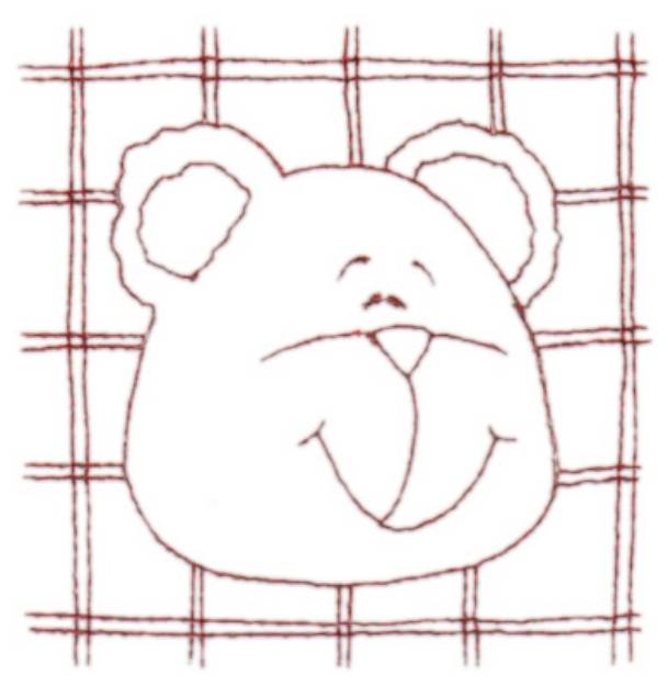 Picture of Snickerdoodle Bear 3 Machine Embroidery Design