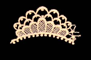 Picture of Lace Crown Machine Embroidery Design