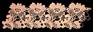 Picture of Floral Lace Border Machine Embroidery Design