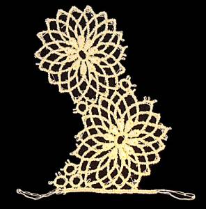 Picture of Lace Flowers Machine Embroidery Design