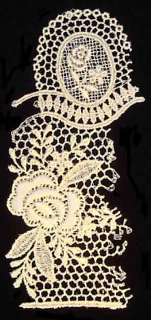 Picture of Lace Flower Pattern Machine Embroidery Design