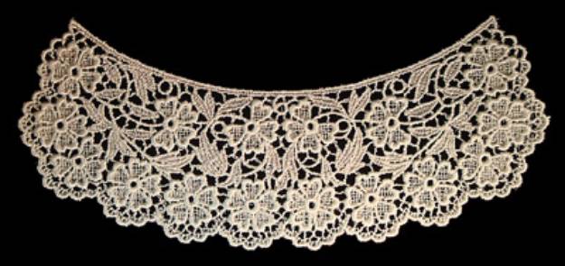 Picture of Lace Floral Pattern Machine Embroidery Design
