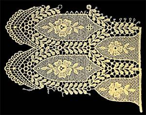 Picture of Lace Floral Pattern Machine Embroidery Design