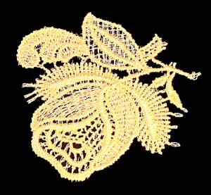 Picture of Lace Flower Machine Embroidery Design