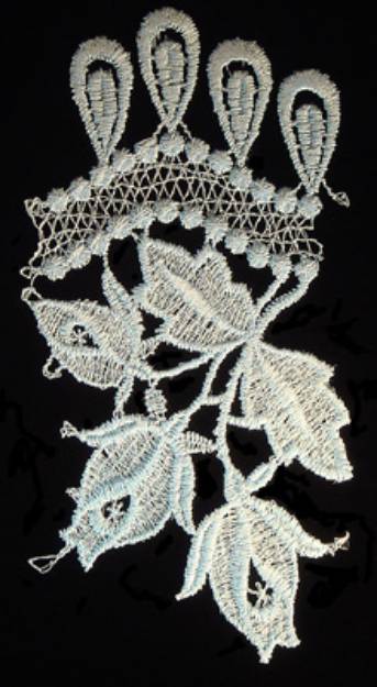 Picture of Lace Flowers Machine Embroidery Design