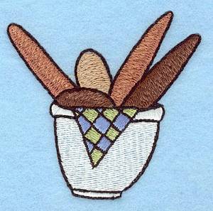 Picture of Bread Bowl Machine Embroidery Design