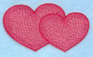 Picture of Hearts Interlocked Machine Embroidery Design