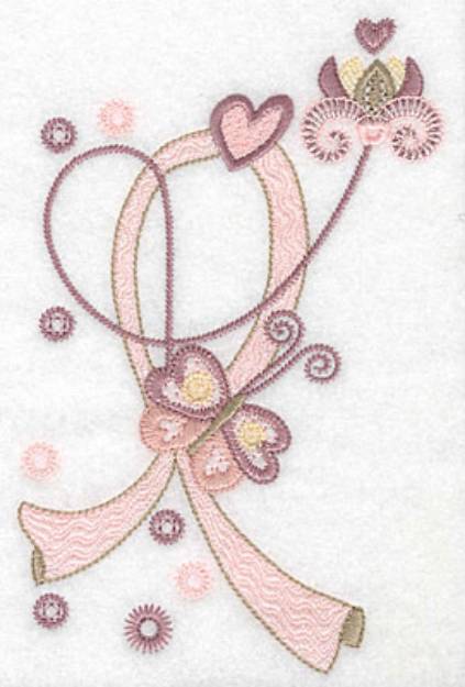 Picture of Butterfly Ribbon Machine Embroidery Design