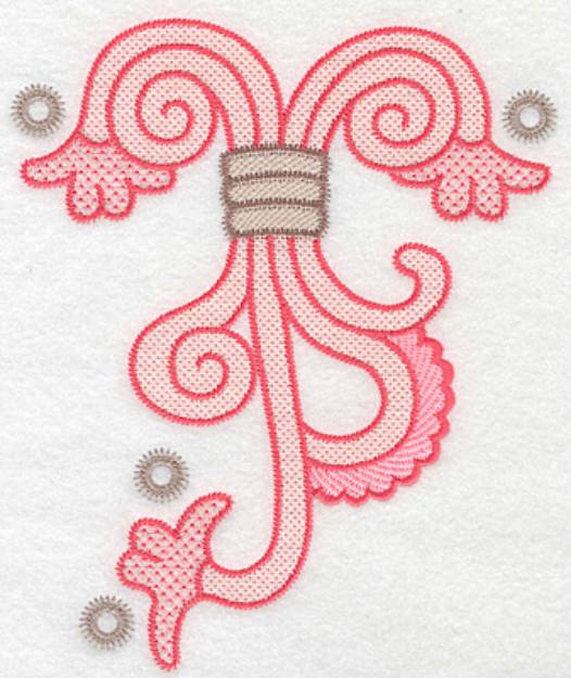 Picture of Scalloped Swirls Machine Embroidery Design