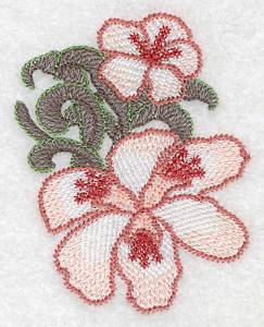 Picture of Artistic Lily Duo Machine Embroidery Design