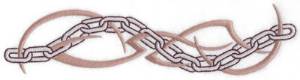 Picture of Chain Link Tribal Design Machine Embroidery Design