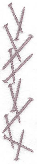 Picture of Vertical Nails Machine Embroidery Design