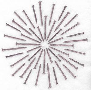 Picture of Circle of Nails Machine Embroidery Design