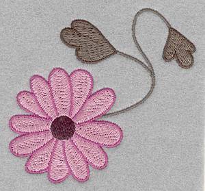 Picture of Asian Flower Machine Embroidery Design