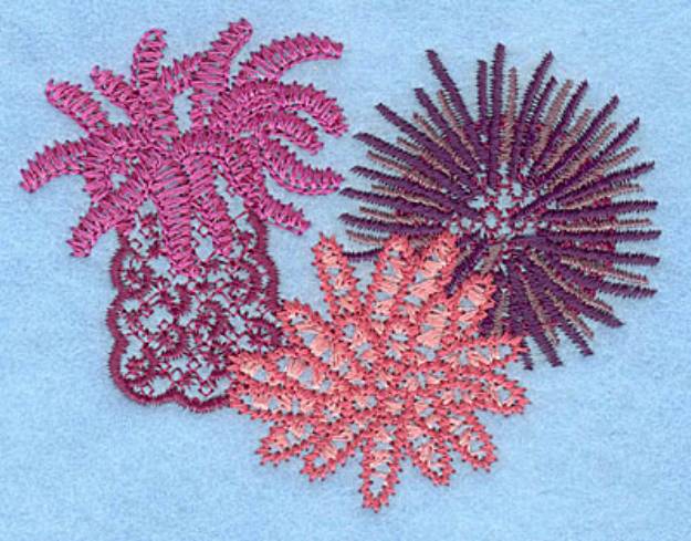Picture of Sea Anemones Machine Embroidery Design