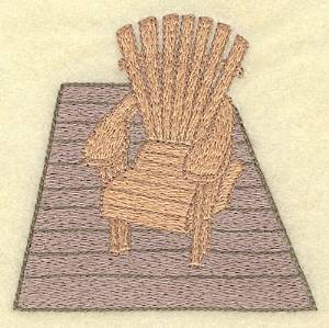 Picture of Adirondack Chair Machine Embroidery Design