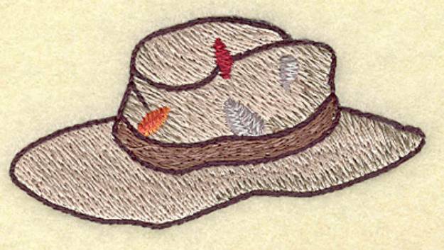 Picture of Fishermans Hat Machine Embroidery Design