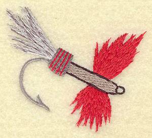 Picture of Fly Lure Machine Embroidery Design