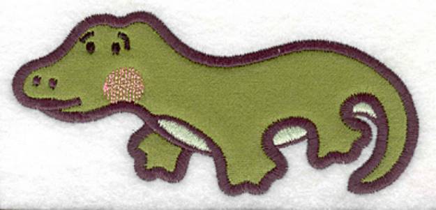 Picture of Applique Crocodile Machine Embroidery Design