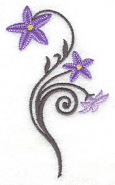 Picture of Royal Bluebell Machine Embroidery Design
