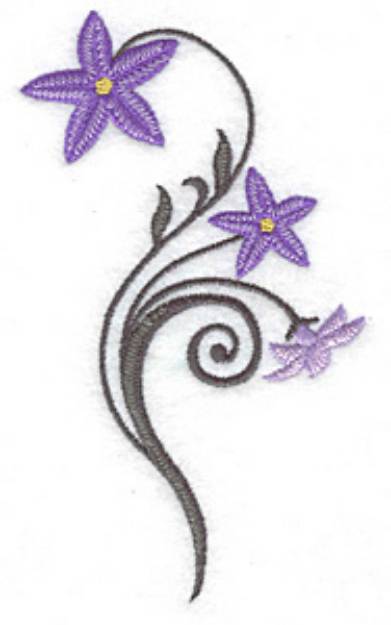 Picture of Royal Bluebell Machine Embroidery Design